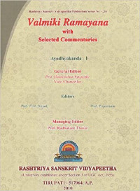 Valmiki Ramayana with selected commentaries Sundarakanda